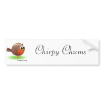 Cute Robin Bumper Stickers