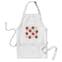 Cute robins and flowers pattern aprons