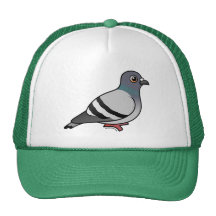 Cute Rock Pigeon Trucker Hats