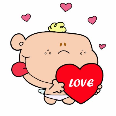Cute Romantic Cupid Love Baby Boy Cut Out by doonidesigns