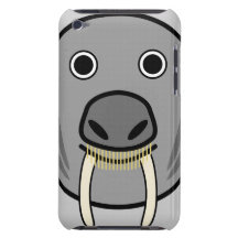 Cute Round Cartoon Walrus Face iPod Touch Cover