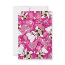Cute Royal Princess RSVP Card Invite