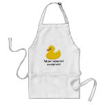 Cute Rubber Ducky/Blue Bubbles Aprons