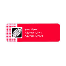 Cute Rugby Custom Return Address Labels