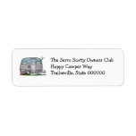 Cute RV Serro Scotty Camper Travel Trailer Labels