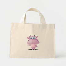 cute sad little hippo bags