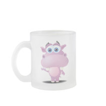 cute sad little hippo mug