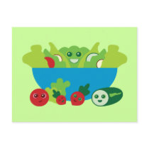 Cute Salad Postcard