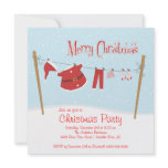 Cute Santa Christmas Holiday Party Invitations invitations