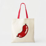 Cute sausage canvas bags