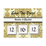 CUTE Save the Date Custom Calandar Postcard