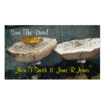 Cute Save The Date! Wedding Note Card Business Card Template