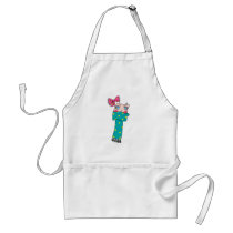 Cute Scarf Girl aprons