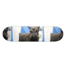 Cute Schnauzer Skateboard