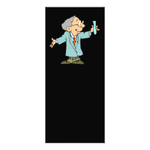 Cute Scientist in Lab Coat Custom Announcements