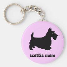 Cute Scottie Key Chain