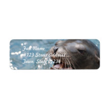 Cute Sea Lion  Mailing Labels