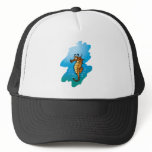 Cute Seahorse Cartoon Mesh Hat