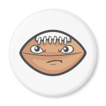 Cute Serious Foot Ball Cartoon Magnets