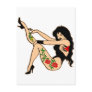 Cute Sexy Girl With Tattoos Post Card