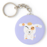 Cute shaggy dog key chain