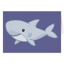 Cute Shark Greeting Cards