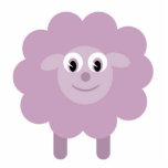 Cute sheep brooch photo sculptures