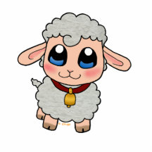 Cute Sheep photo sculpture