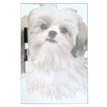 Cute Shih Tzu Art Dry Erase Whiteboards