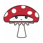 Cute Shy Kawaii Toadstool t-shirts