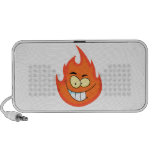 cute silly flame fire cartoon character travel speaker