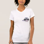 cute silly walrus cartoon with moustache tshirts