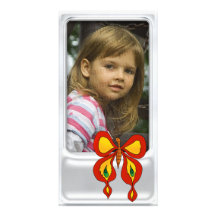 Cute silver photo frame with butterfly photo cards