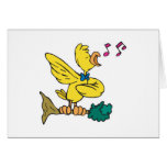 cute singing canary card