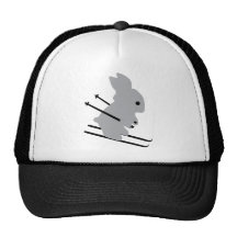 cute ski bunny  snow skiing hats