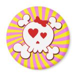 CUTE SKULL & CROSSBONES MAGNETS