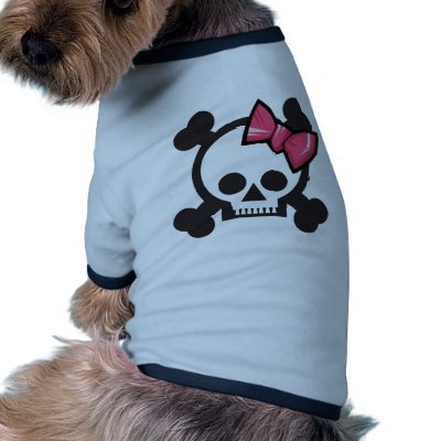 Cute Skull Doggie Shirt by halloweenworld