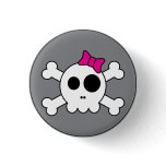 Cute Skully Button