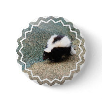 Cute Skunk Button