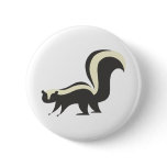 Cute Skunk Button