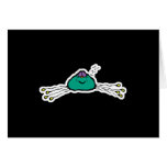 cute sleeping spider greeting card