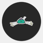 cute sleeping spider sticker