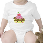 Cute Slice of Kawaii Ice Cream Cake Romper