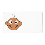Cute Smiling Baby. Shipping Label
