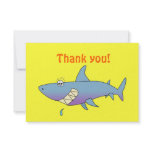 Cute Smiling Cartoon Shark Customizable Template