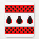 Cute Smiling Ladybug Mousepad