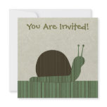 Cute Snail Invitation