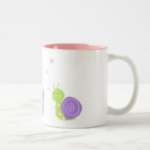 Cute snail mug