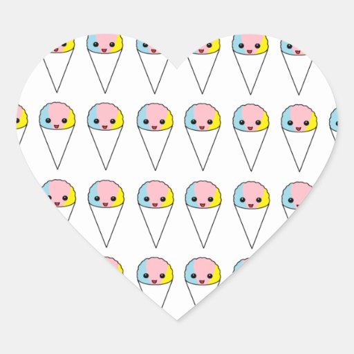 Cute Snow Cones Stickers