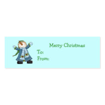 Cute Snowman Christmas Gift Tags